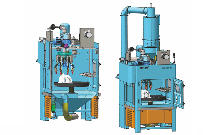 Multifunctional Rotary Sandblasting Machine PT-TD1350-10A