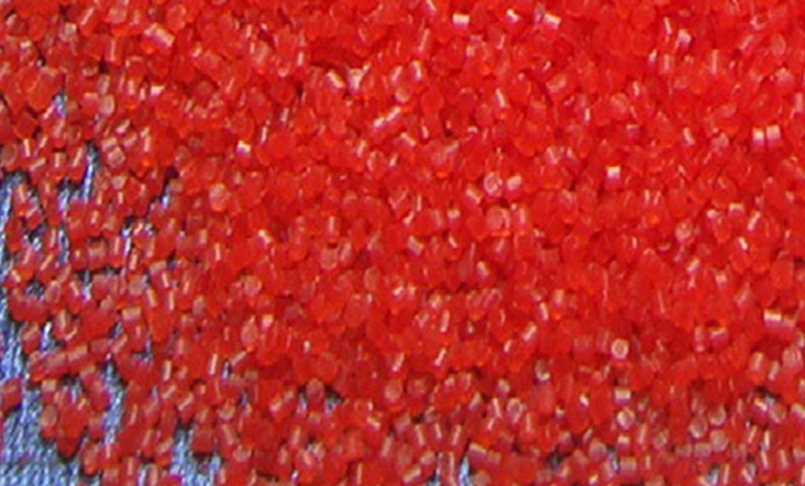 Red nylon sand