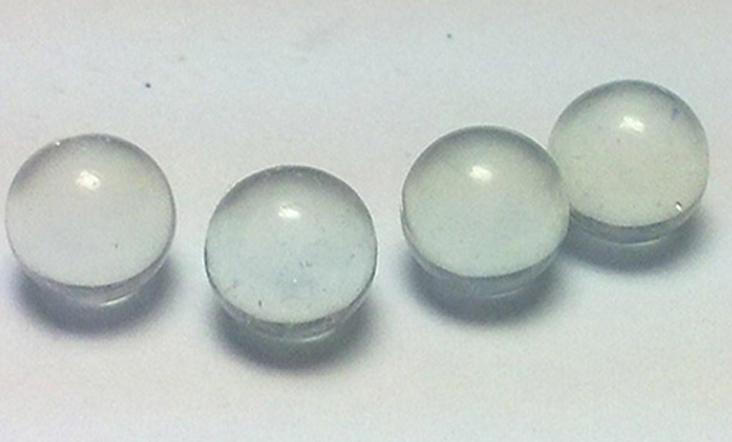 Sandblasting glass beads