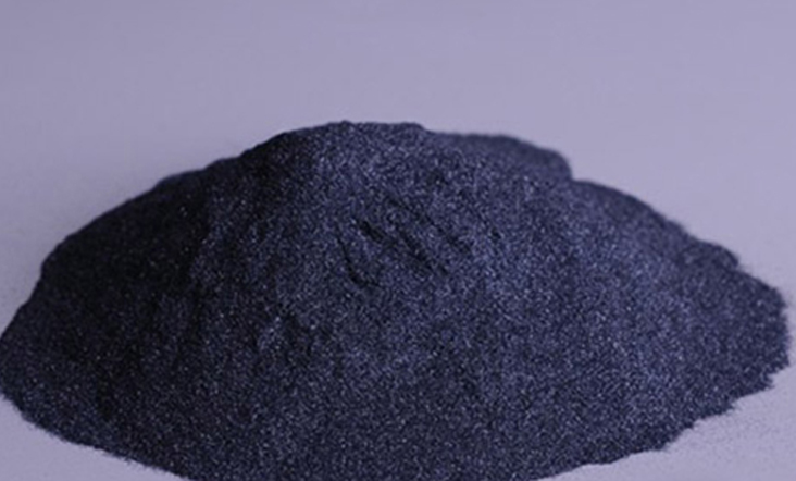 Sandblasted black silicon carbide