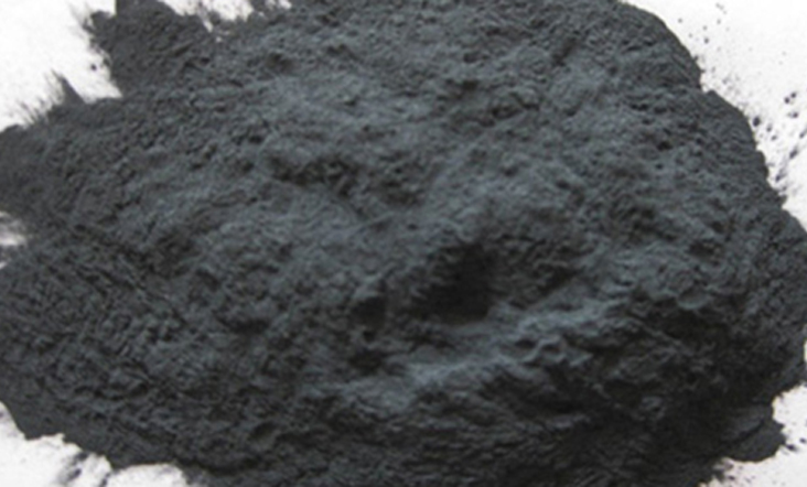 Sandblasted black silicon carbide