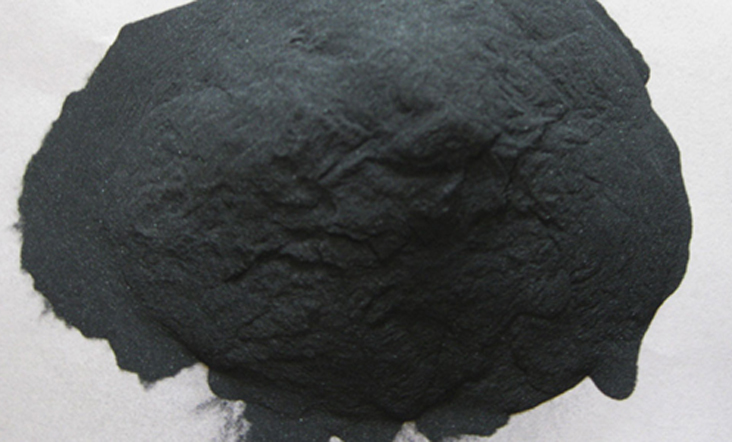 Sandblasted black silicon carbide