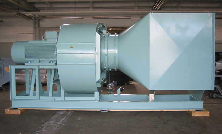 Shaanxi Weinan Power Plant 500KW Boiler Blower